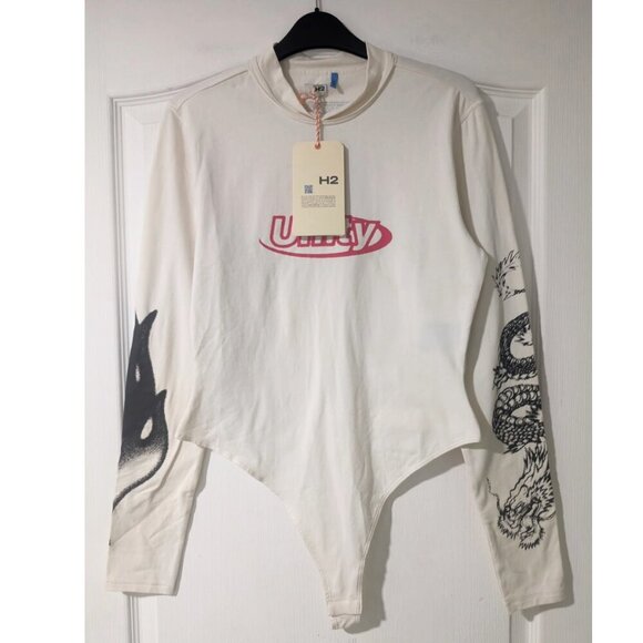 H&M Heron Preston | Unity Jersey thong bodysuit - Picture 7 of 15